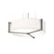 Afx Apex 14" LED Pendant - Weathered Grey Finish - Linen White Shade APP1214LAJUDWG-LW - alternate 1